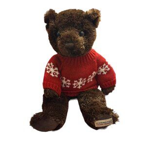 Herrington14" Cheesecake Factory 30th Anniversary Bear in Snowflake Sweater EUC